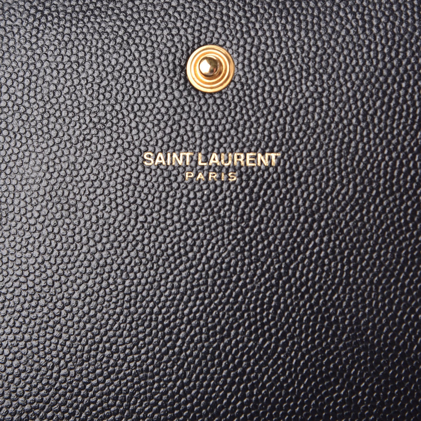 Grain De Poudre Star Studded Monogram Wallet on Chain Black