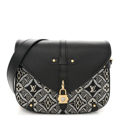 Louis Vuitton Jacquard Since 1854 Neo Saumur MM Grey 1 of 10