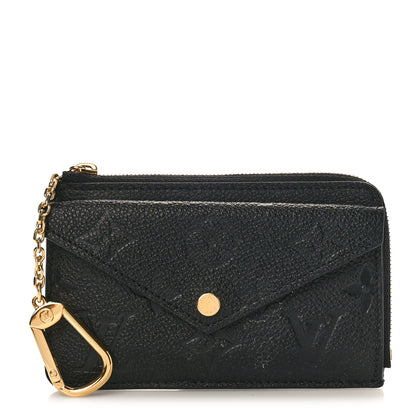 Louis Vuitton Empreinte Recto Verso Card Holder Black 1 of 9