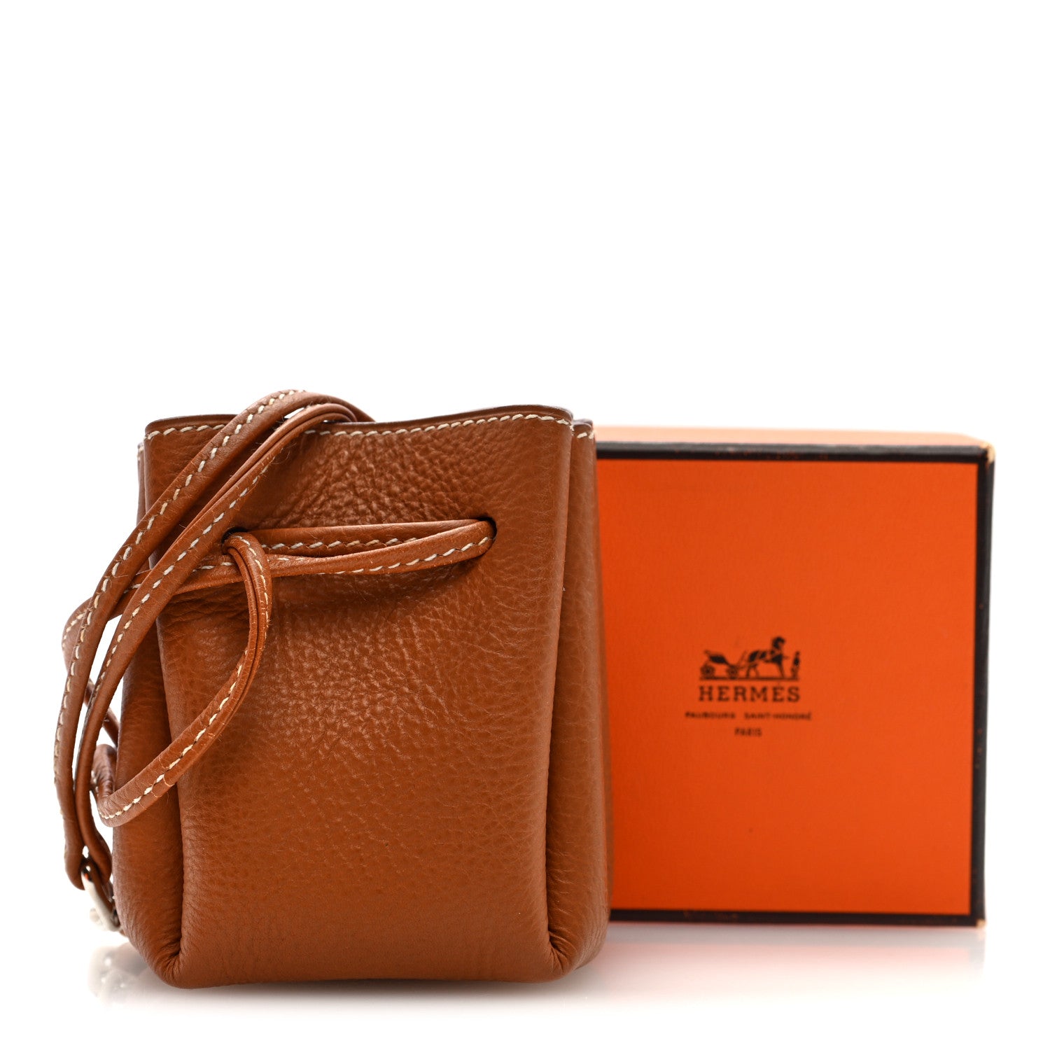 Hermes Taurillon Clemence Vespa Pouch Gold 1854550 – FASHIONPHILE