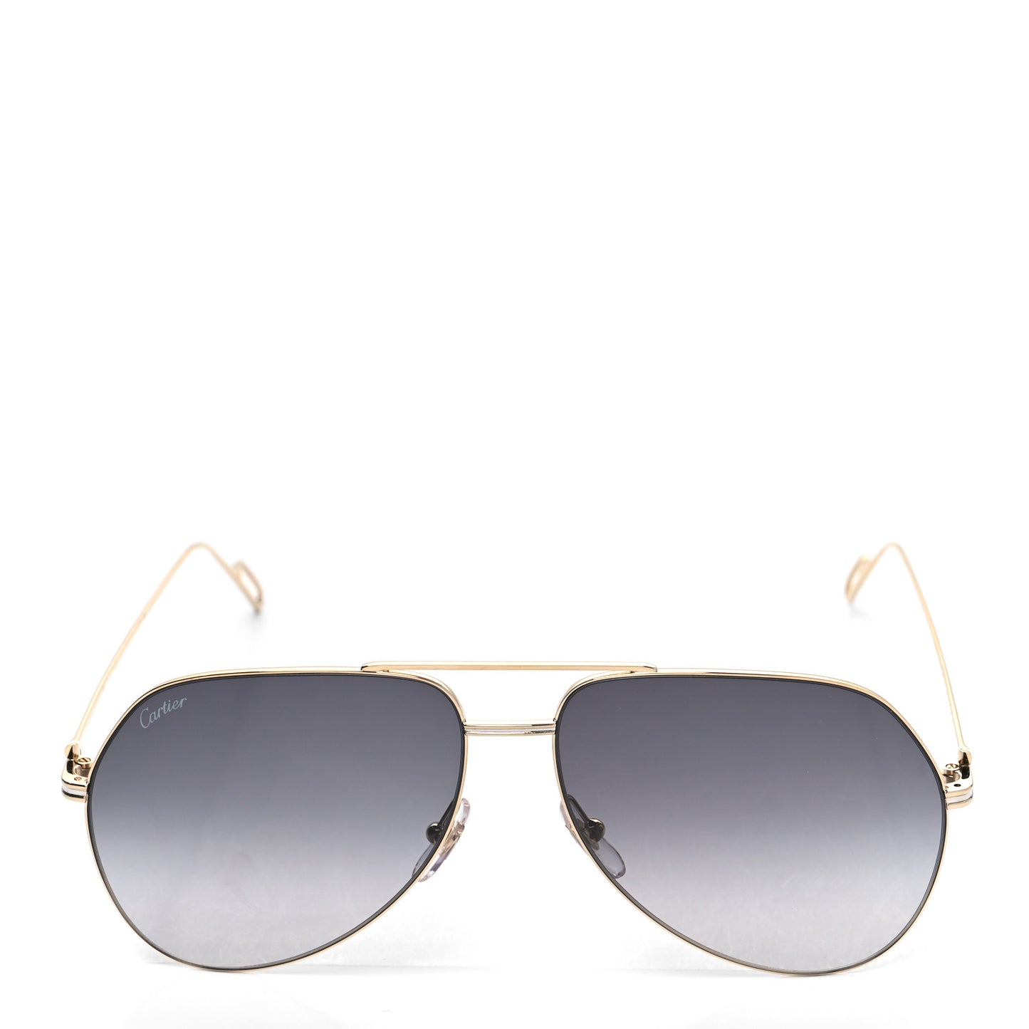Metal Premiere de Cartier Sunglasses Gold