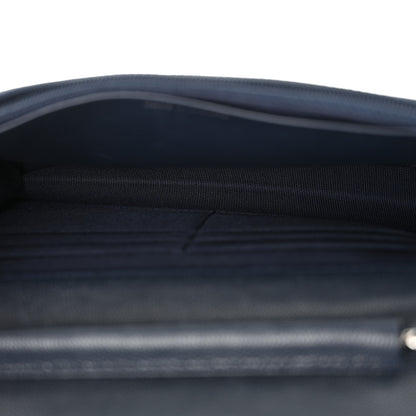 Chanel Caviar Quilted Wallet on Chain WOC Navy Blue 5 of 14