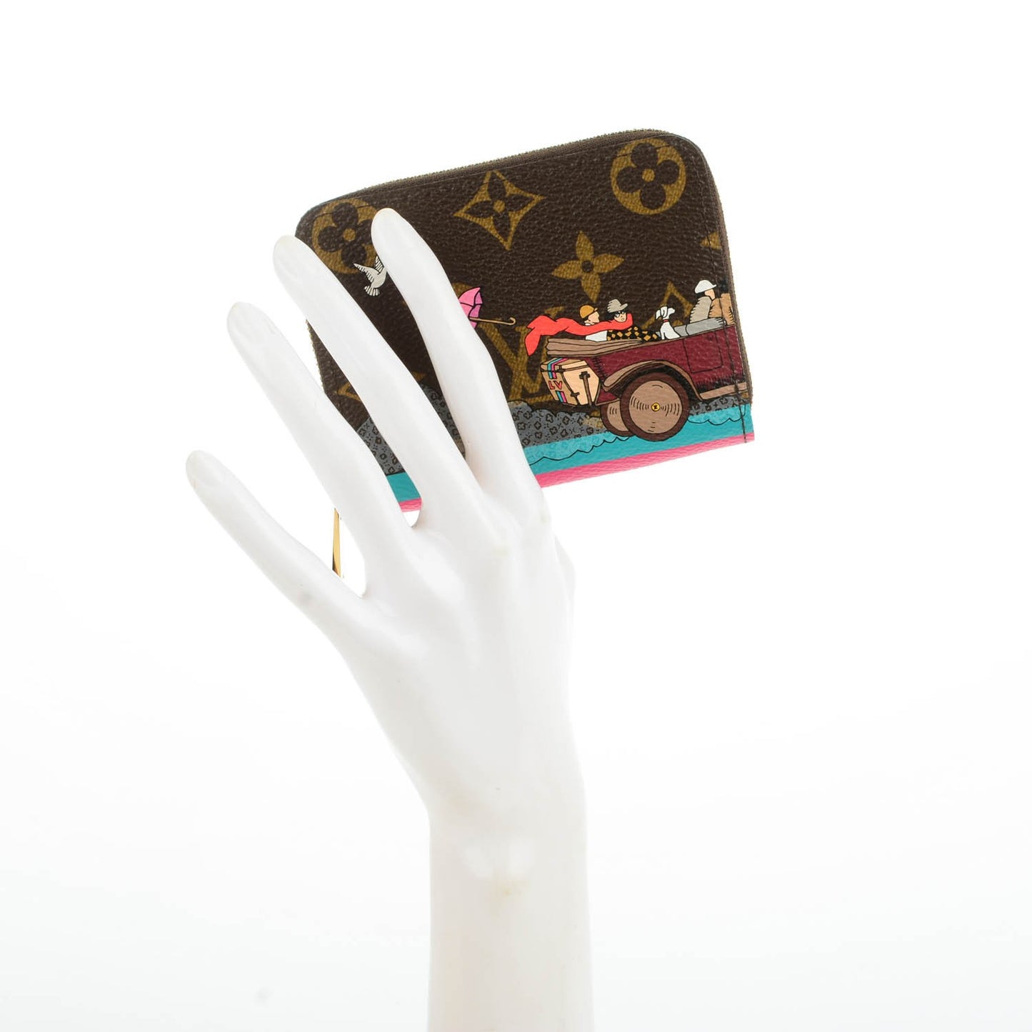 Monogram 2015 Christmas Animation Zippy Coin Purse
