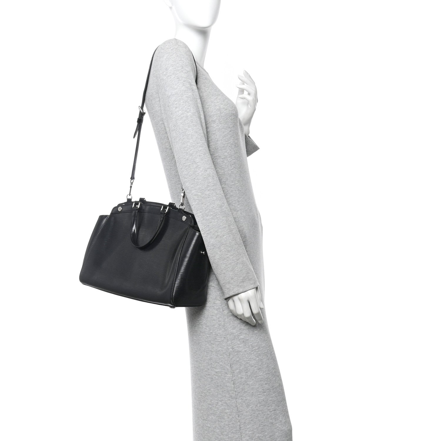Louis Vuitton Epi Brea MM Black 2 of 9