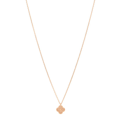 Van Cleef & Arpels 18K Rose Gold Sweet Alhambra Pendant Necklace 1 of 6