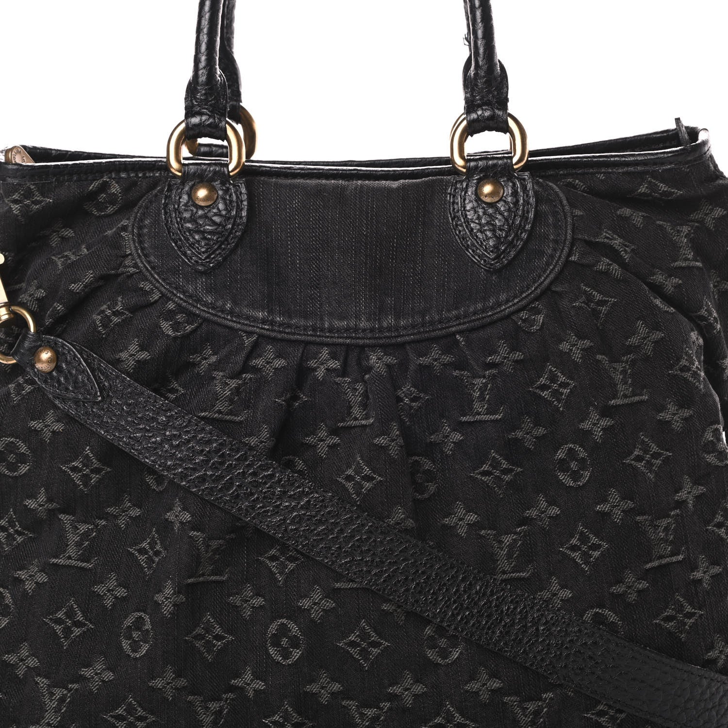 Louis Vuitton Denim Neo Cabby GM Black 7 of 11