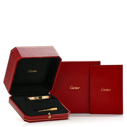 Cartier 18K Yellow Gold LOVE Bracelet 17 9 of 9