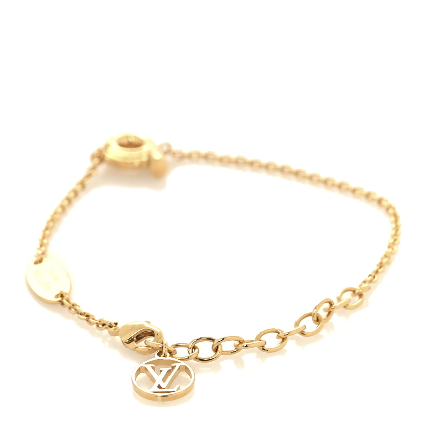 LV And Me Letter B Bracelet Gold