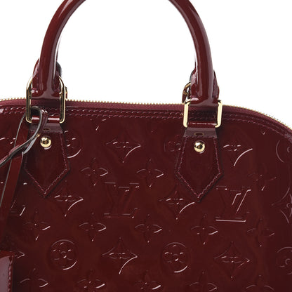 Louis Vuitton Vernis Alma PM Griotte 9 of 9