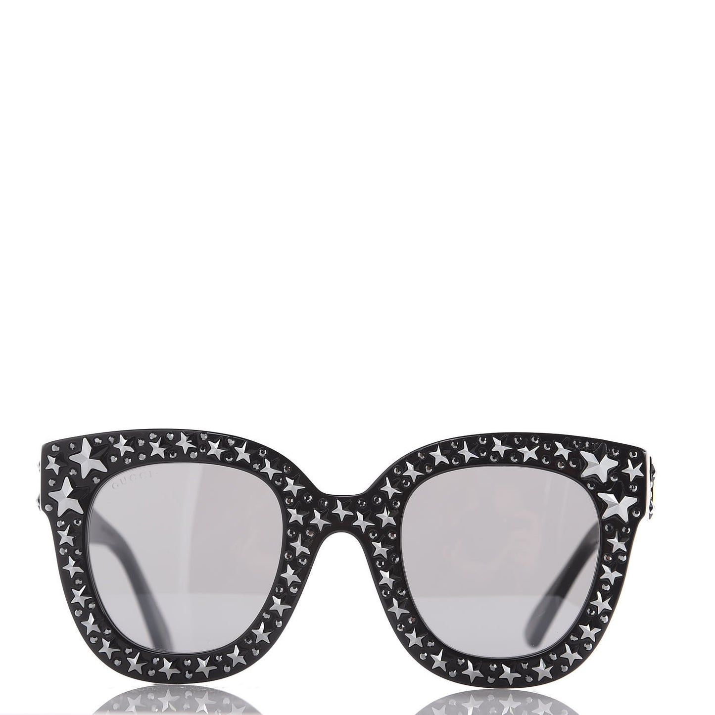 Acetate Stars Cat Eye Sunglasses GG0116S Black