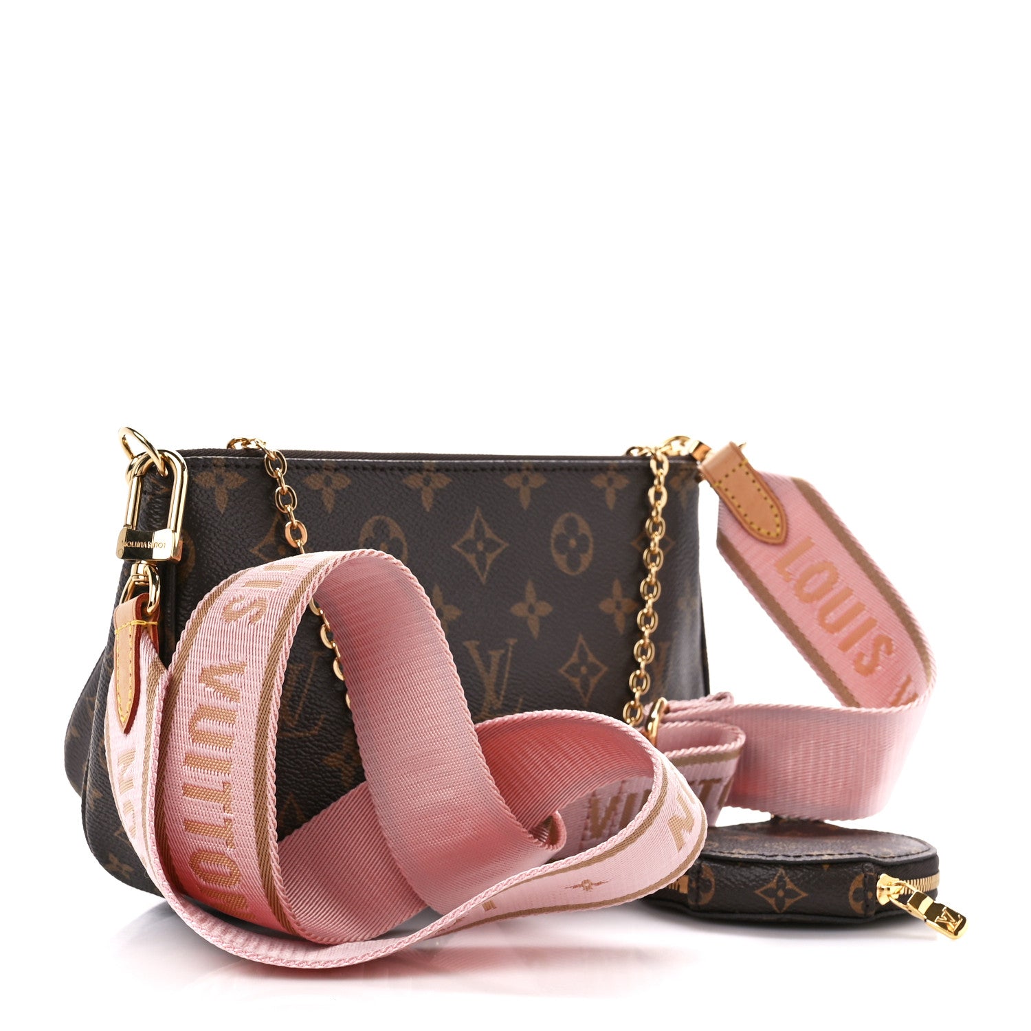 Louis Vuitton Monogram Multi Pochette Accessories Rose Clair 3 of 15