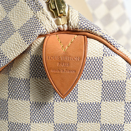 Louis Vuitton Damier Azur Speedy 30 7 of 7