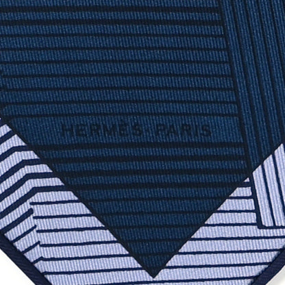 Hermes Silk Jeu Des Omnibus Remix Scarf 45 Marine Vert Ciel 3 of 4