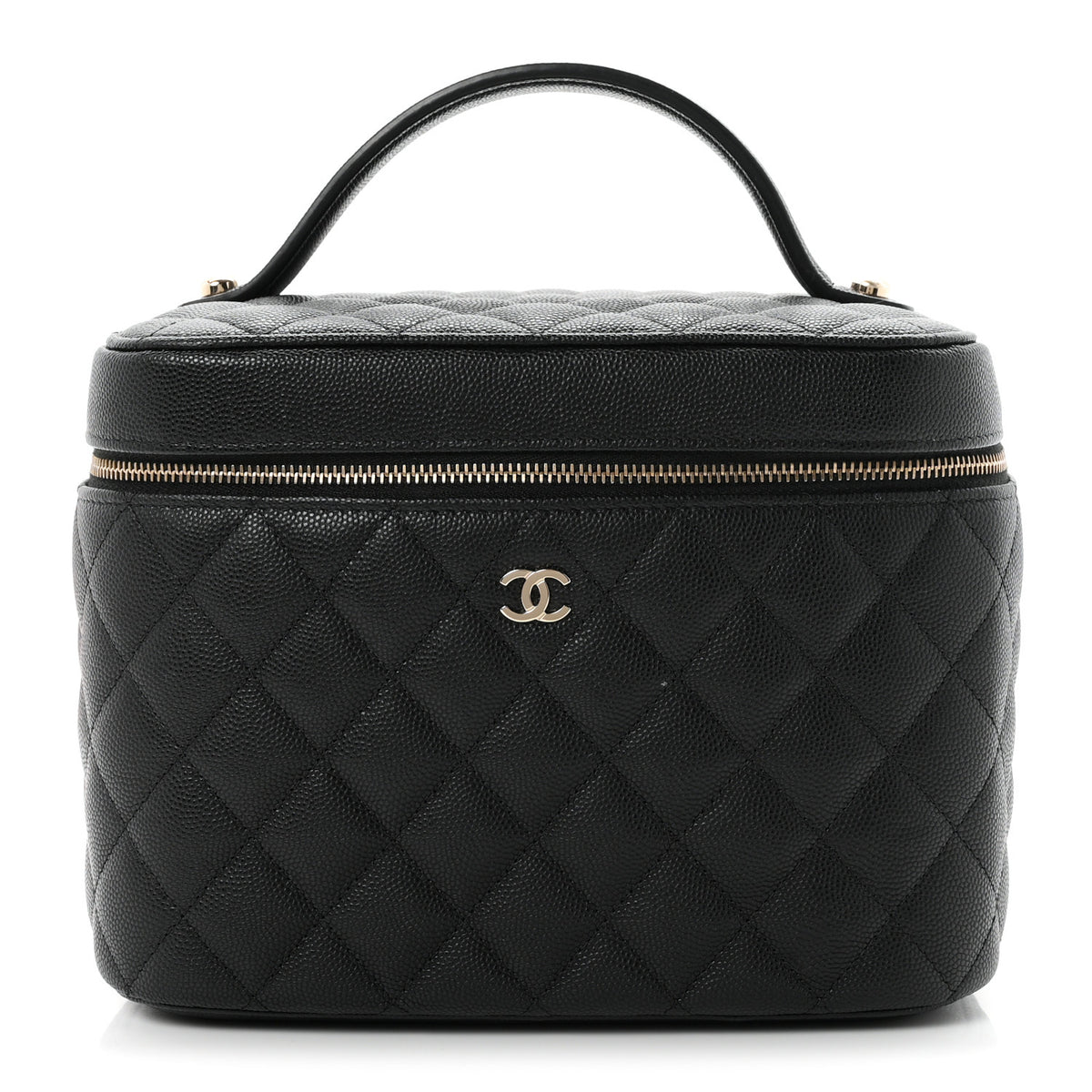 Chanel Caviar Quilted Large Vanity Pouch Black 1 of 8