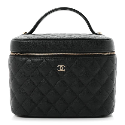 Chanel Caviar Quilted Large Vanity Pouch Black 1 of 8