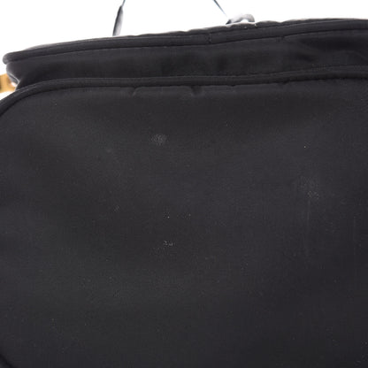 Prada Saffiano Tessuto Nylon Mini Bucket Crossbody Bag Black 10 of 13