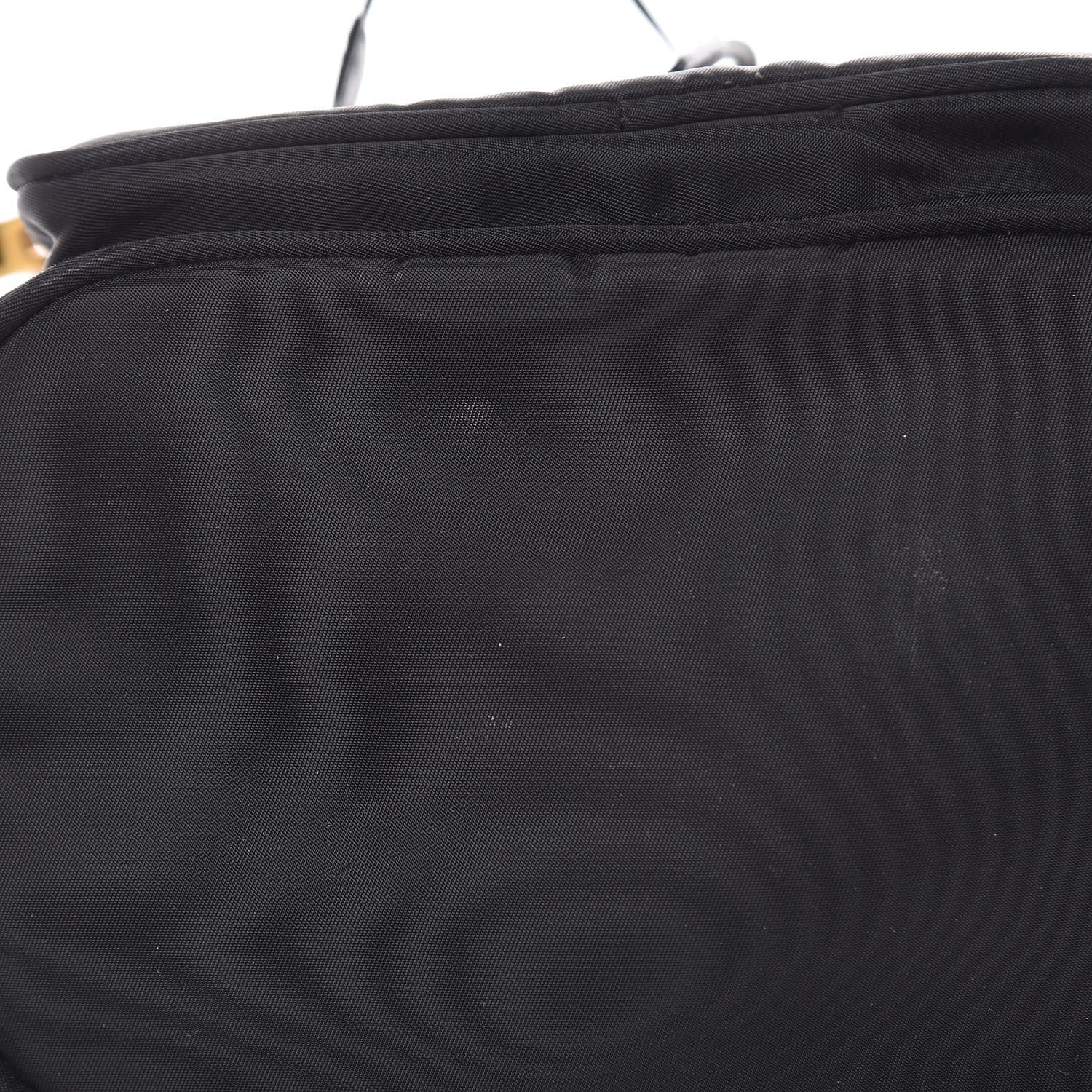 Prada Saffiano Tessuto Nylon Mini Bucket Crossbody Bag Black 10 of 13