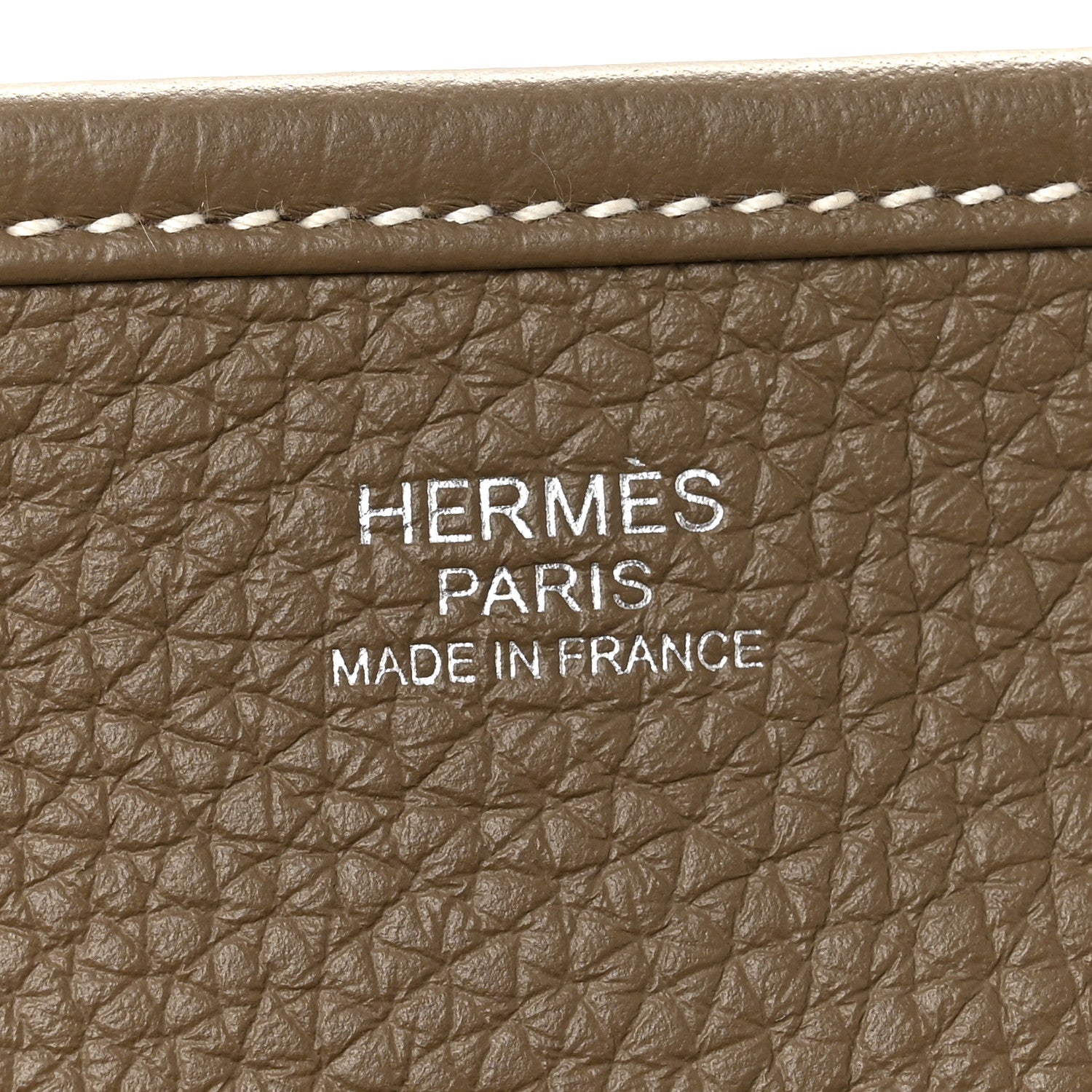 Hermes Taurillon Clemence Evelyne III PM Etoupe 6 of 13