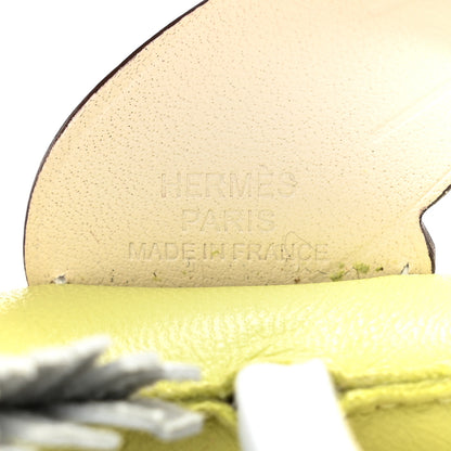 Hermes Milo Lambskin Grigri Rodeo Pegase Horse Bag Charm PM Jaune Bourgeon Bleu Brume Nata 4 of 6