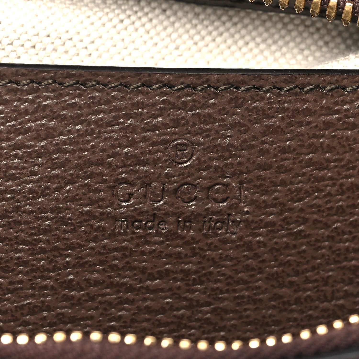 Gucci GG Supreme Monogram Textured Dollar Calfskin Web Small Ophidia GG Handbag Beige Ebony New Acero 6 of 11