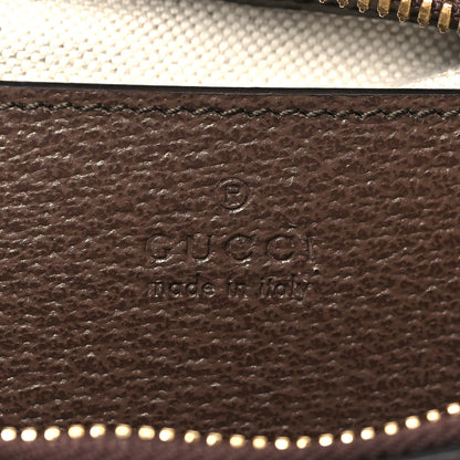 Gucci GG Supreme Monogram Textured Dollar Calfskin Web Small Ophidia GG Handbag Beige Ebony New Acero 6 of 11