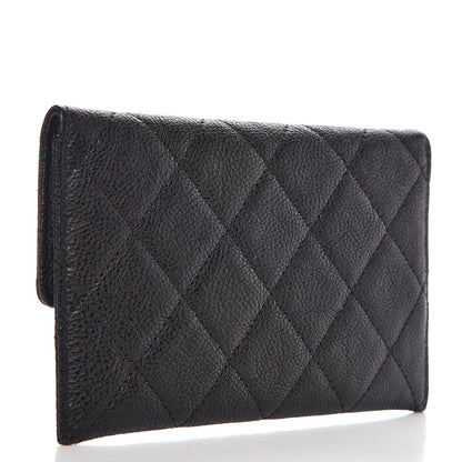 Chanel Caviar Quilted Wallet On Removable Chain Insert Black 3 of 7