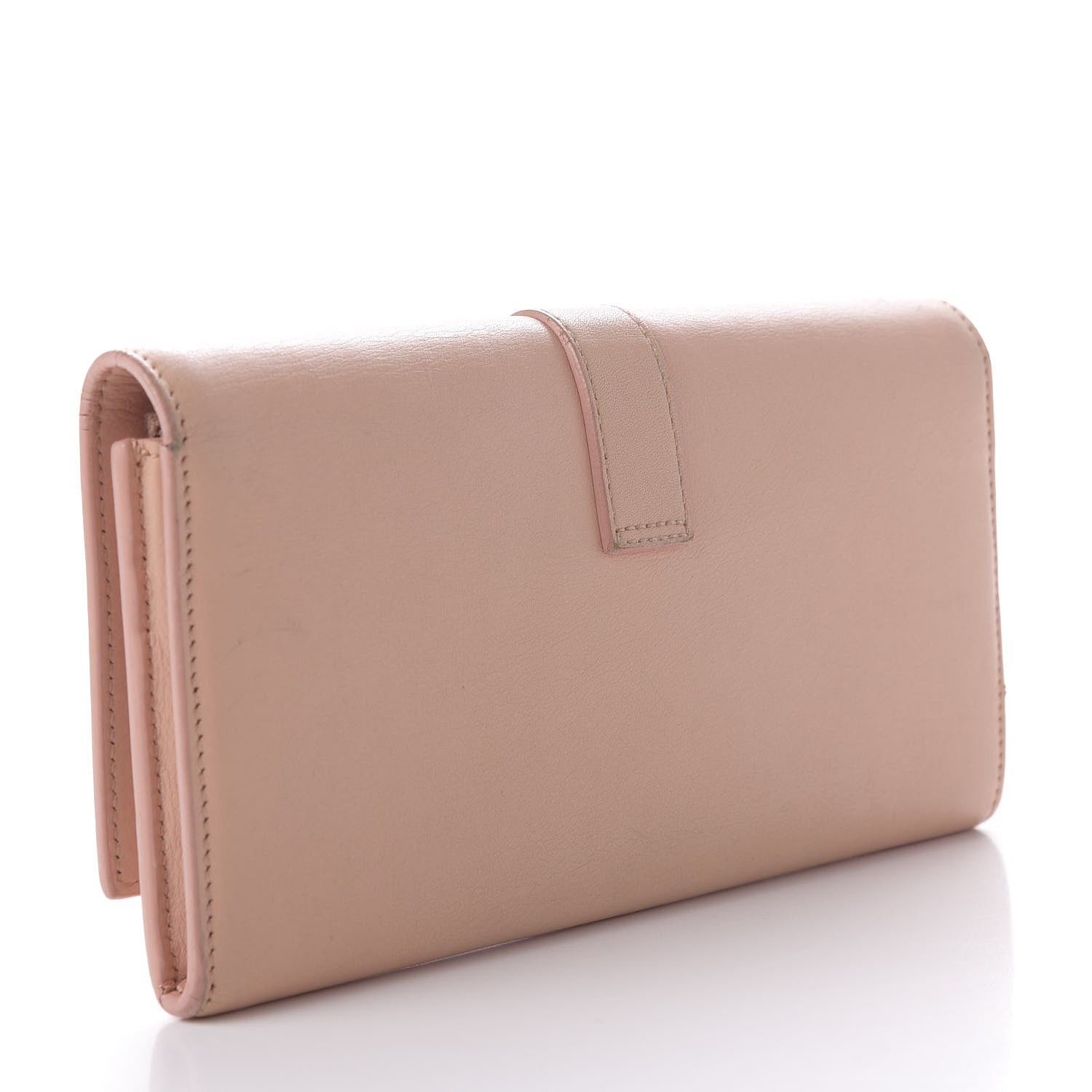 Saint Laurent Calfskin Classic Y Ligne Wallet Blush 3 of 9