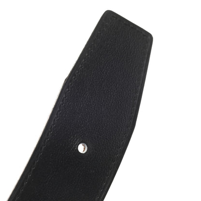 Hermes Swift Togo 32mm H Belt 75 Black Gold 6 of 7