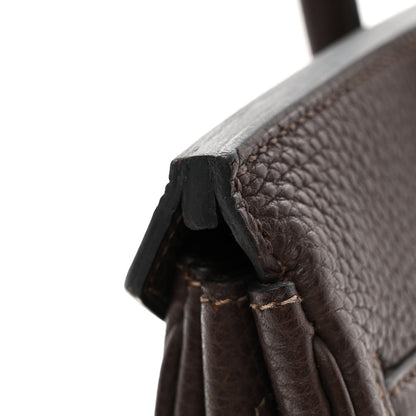 Hermes Togo Birkin 25 Chocolate 11 of 11