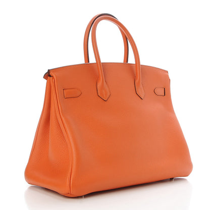Hermes Togo Birkin 35 Orange 3 of 33