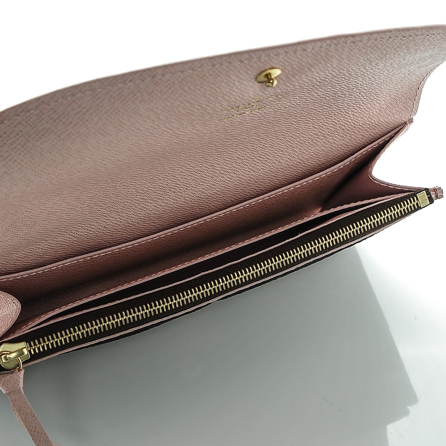 Damier Ebene Caissa Wallet Rose Ballerine