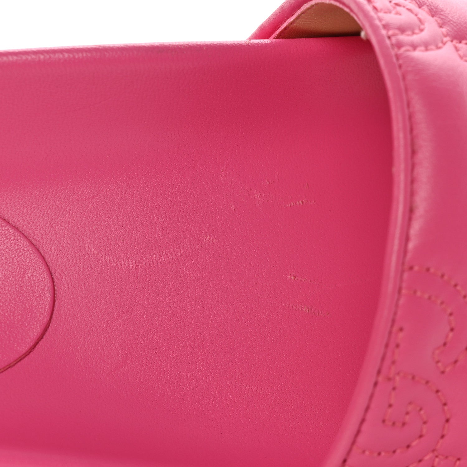 Gucci Nappa GG Matelasse Flat Slide Sandals 35 Bon Bon 10 of 11