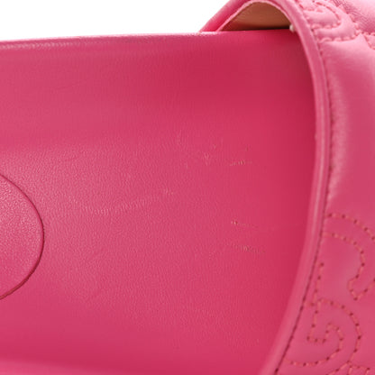 Gucci Nappa GG Matelasse Flat Slide Sandals 35 Bon Bon 10 of 11