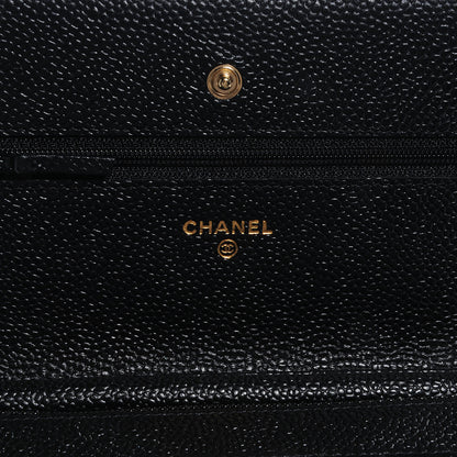 Chanel Caviar Wallet on Chain WOC Black 7 of 9