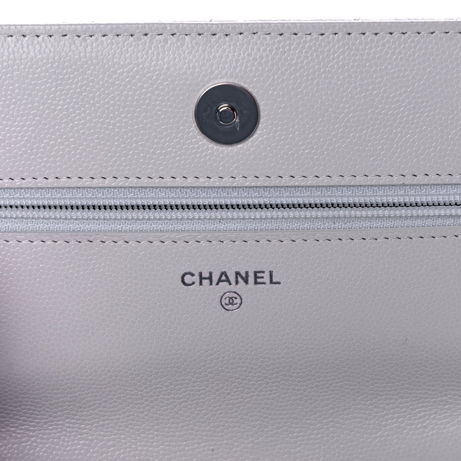 Chanel Caviar Quilted My Everything Wallet On Chain WOC White 6 of 11