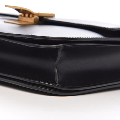Celine Box Calfskin Medium Classic Box Flap Bag Black 9 of 10