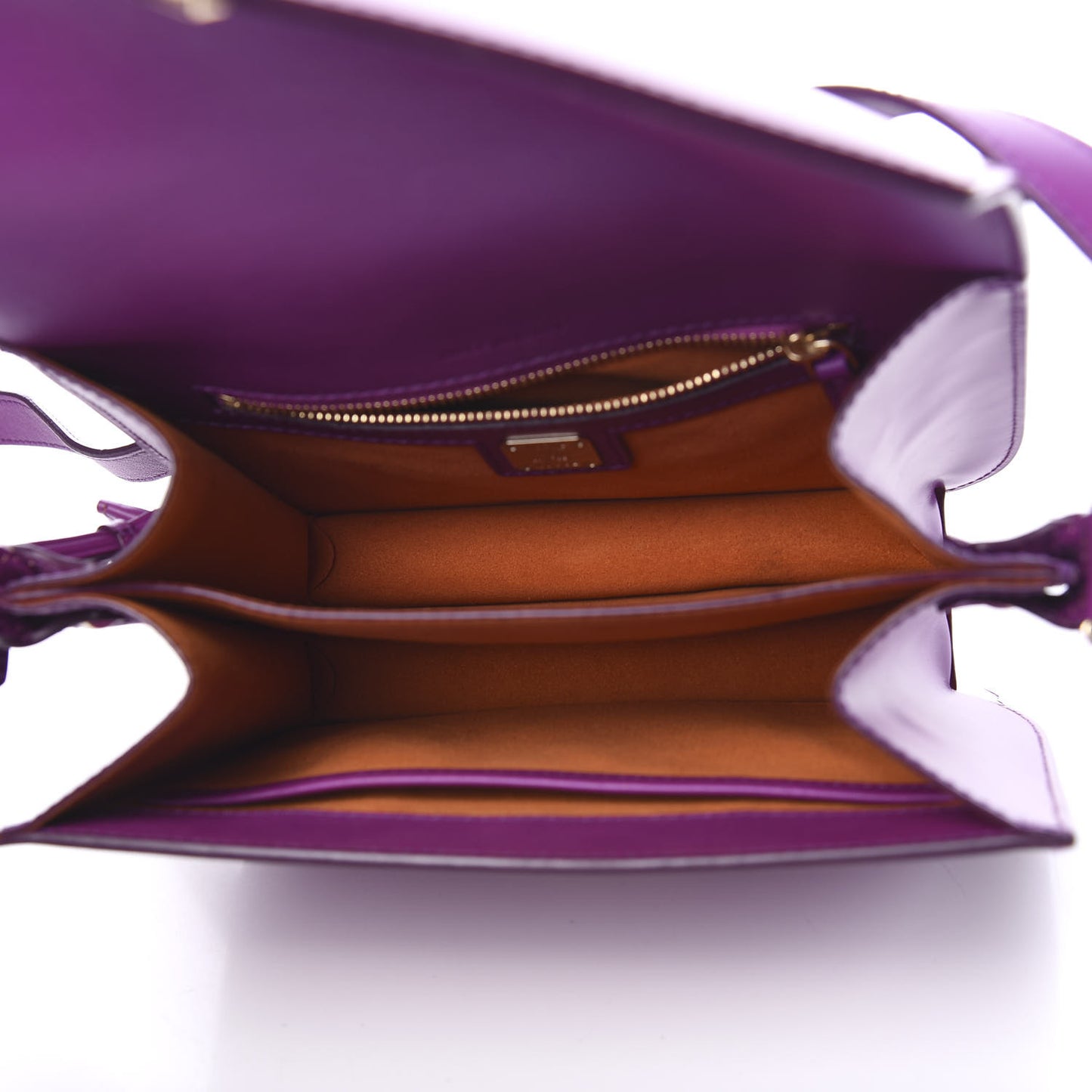 Calfskin Patricia Crossbody Bag Purple