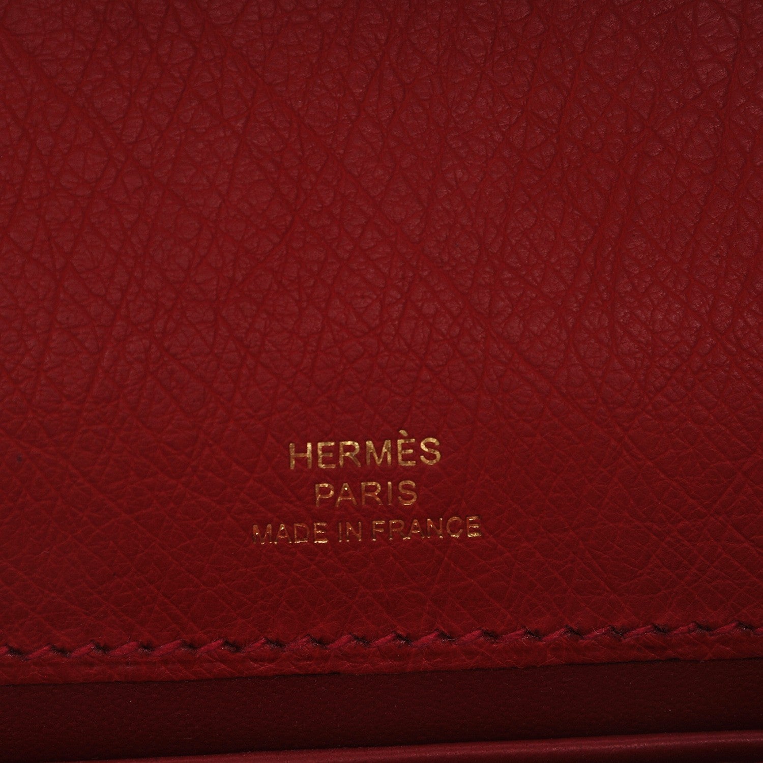 Hermes Ostrich Kelly Pochette Rouge Vif 14 of 23