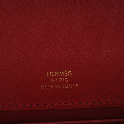 Hermes Ostrich Kelly Pochette Rouge Vif 14 of 23