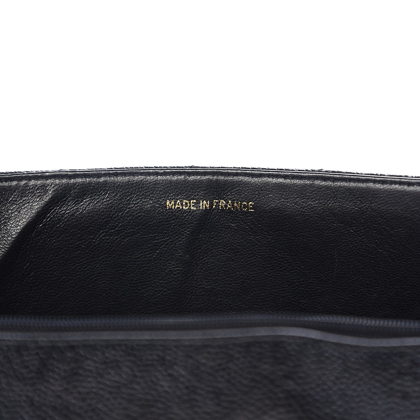 Caviar Diagonal Quilted Jumbo Single Flap Black