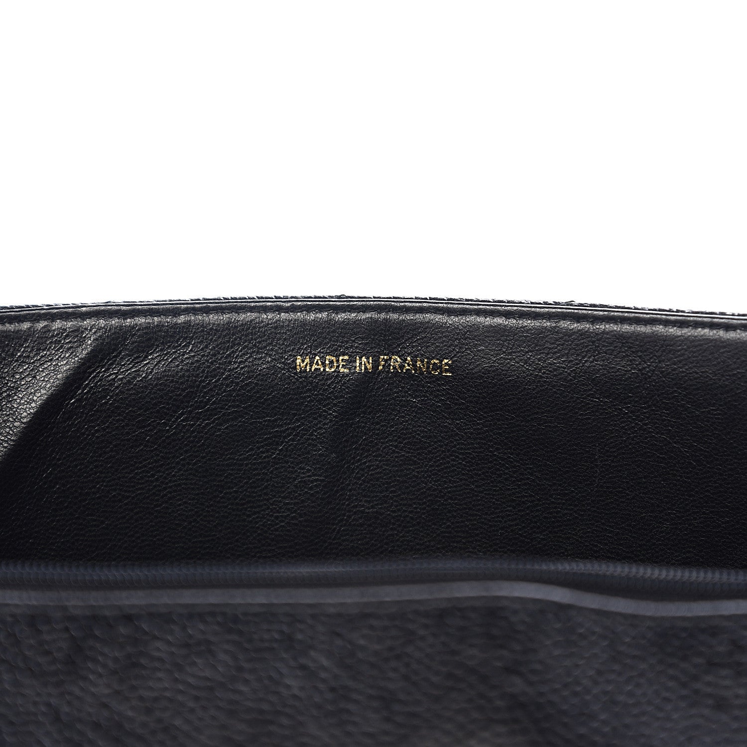 Chanel Caviar Diagonal Quilted Jumbo Single Flap Black 6 of 10