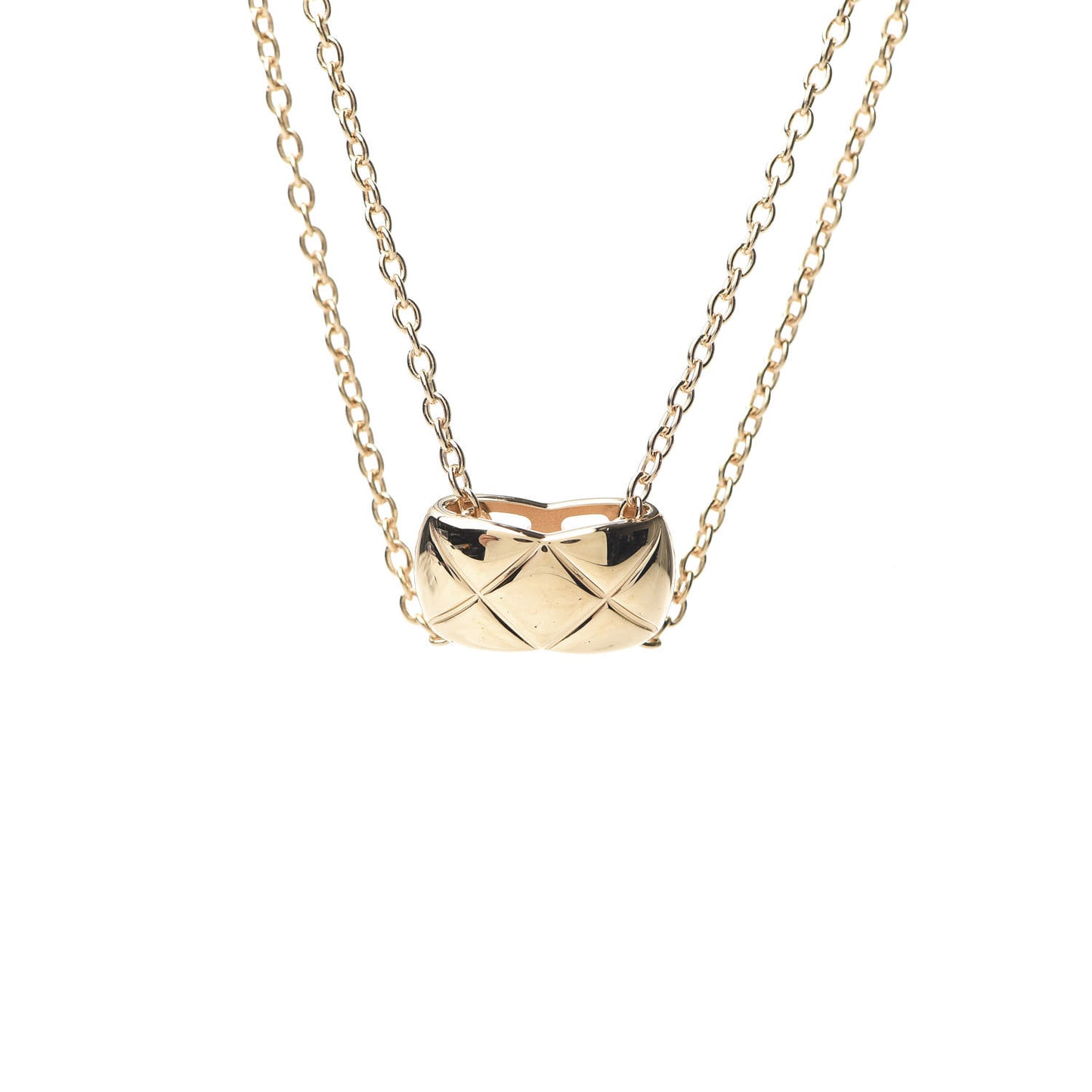 18K Yellow Gold Coco Crush Pendant Necklace