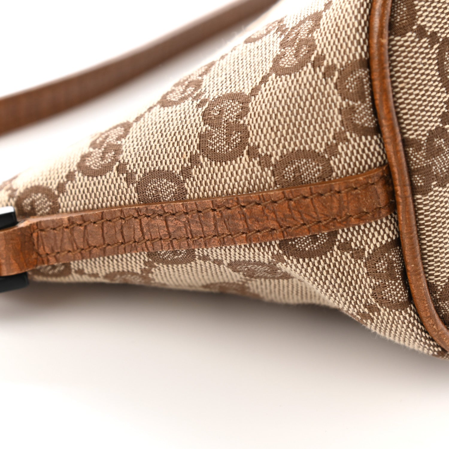 Gucci Monogram Boat Pochette Brown 14 of 19