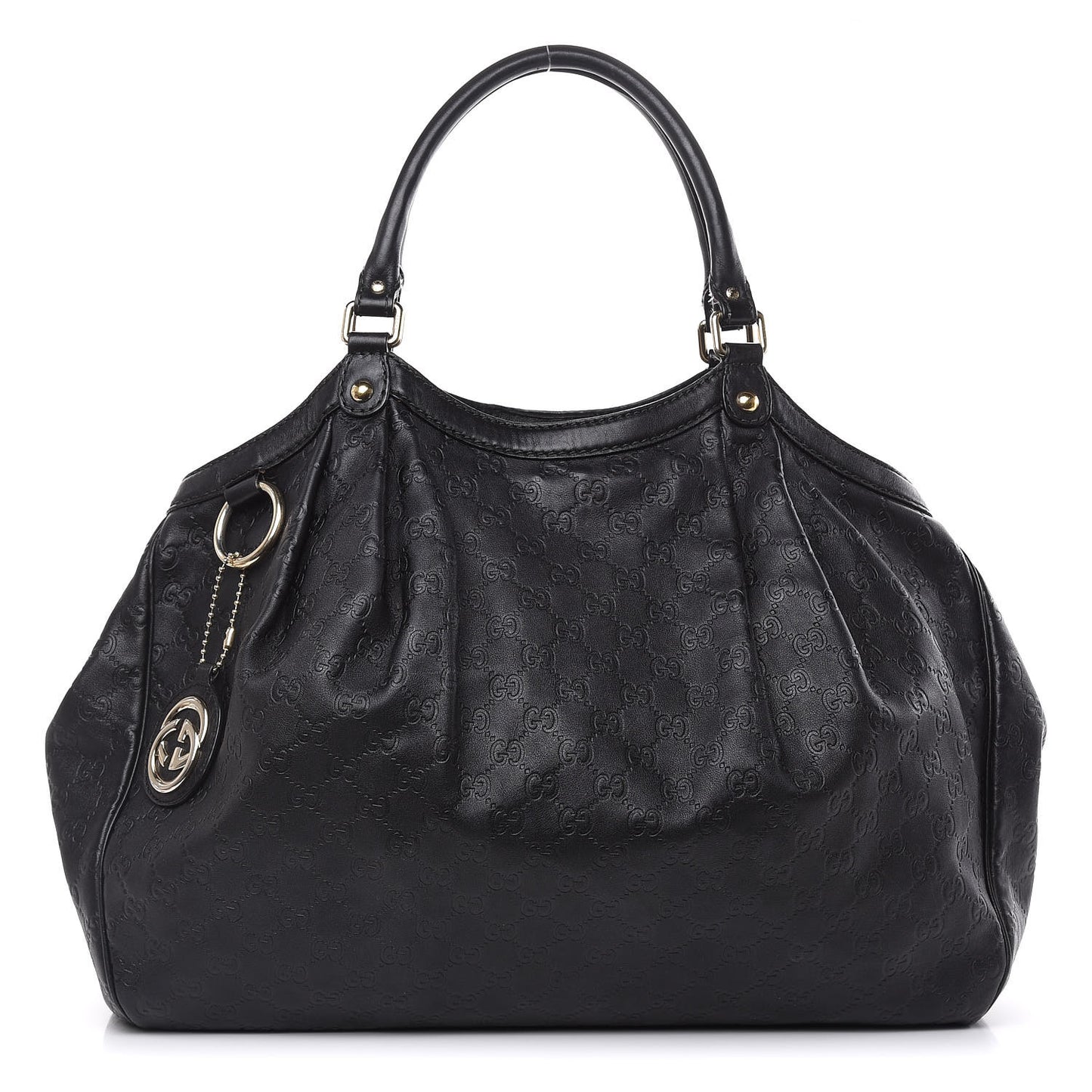 Guccissima Large Sukey Tote Black