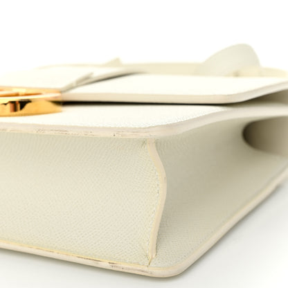 Christian Dior Grained Calfskin 30 Montaigne Flap Bag White 10 of 12