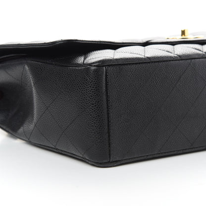 Chanel Caviar Quilted Maxi Double Flap Black 9 of 17