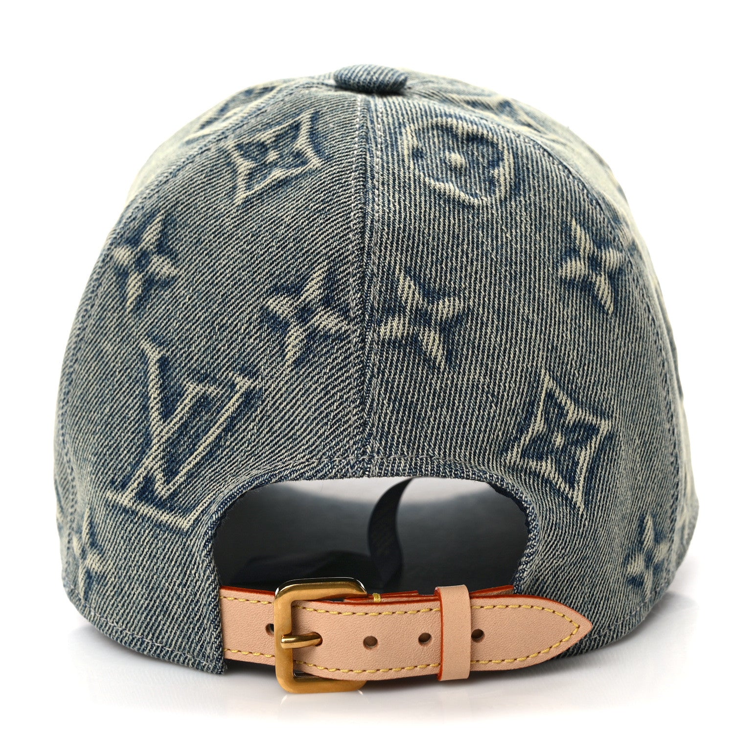 Louis Vuitton LOUIS VUITTON Monogram Washed Denim Cap M Blue