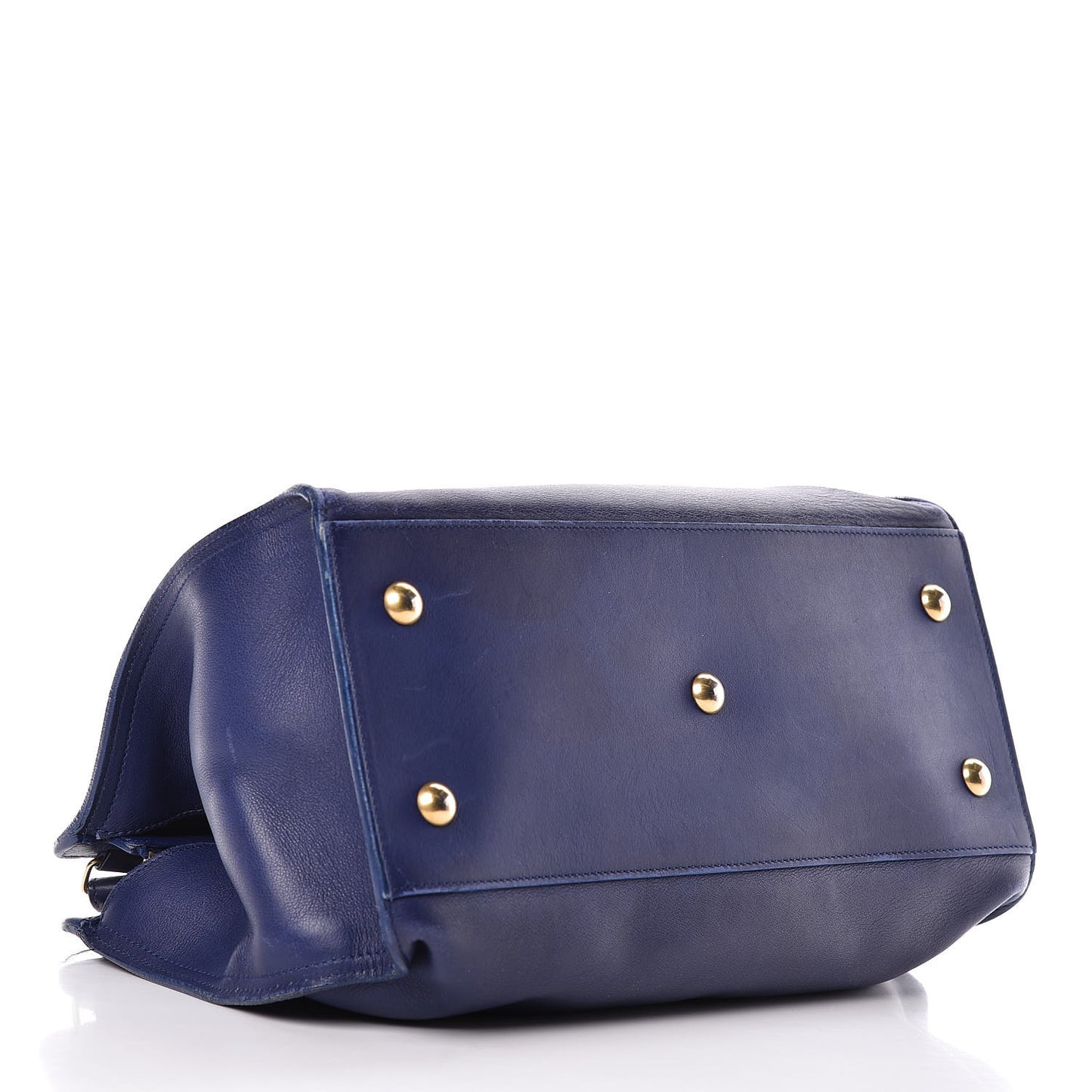 Calfskin Small Classic Y Cabas Royal Blue