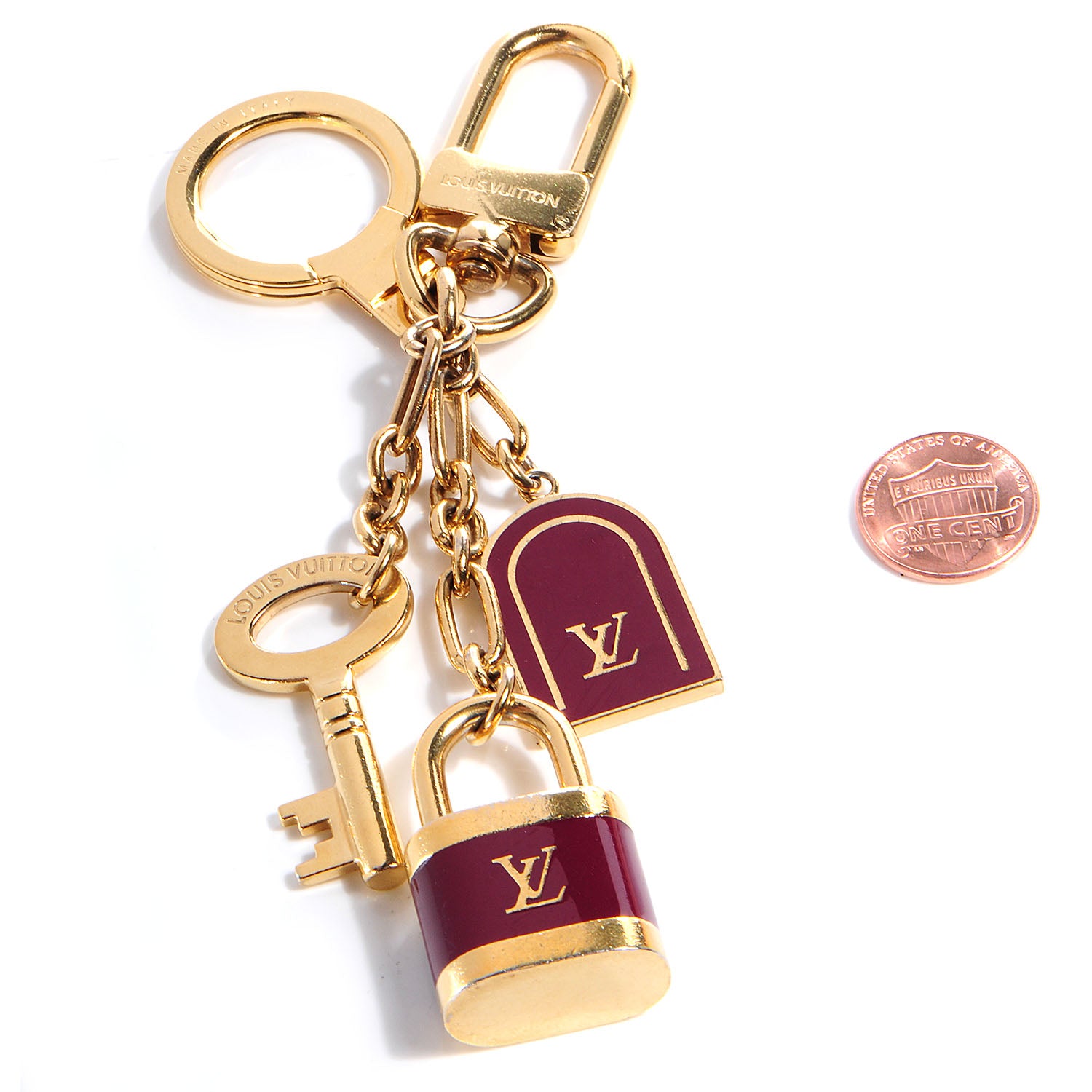 Louis Vuitton PTE Cles Cadenas Key Holder Violet 2 of 5