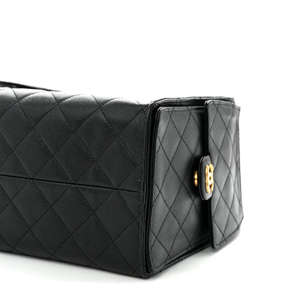 Chanel Caviar Quilted Medium Chanel 25 Handbag Black 11 of 12